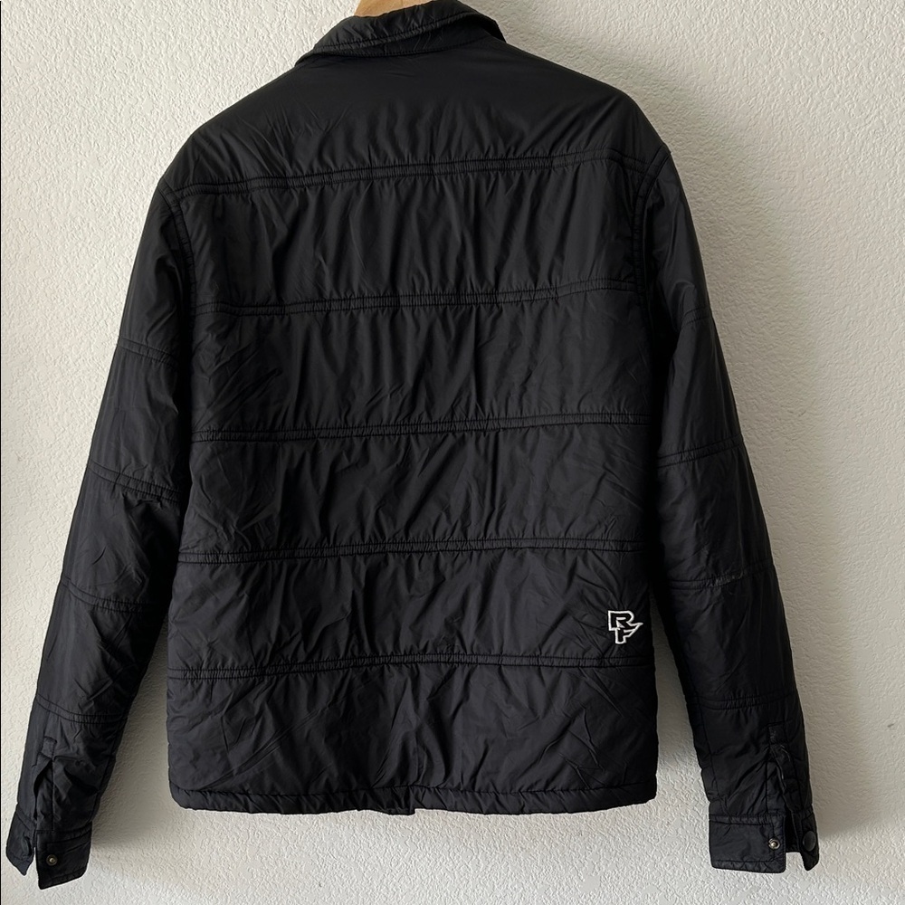 Men's Black Insulated Coat Race Face size L - Picture 8 of 13